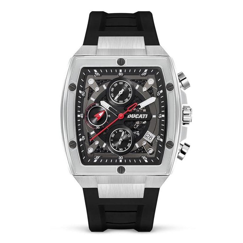 Ducati Black Dial Chronograph Men's Watch