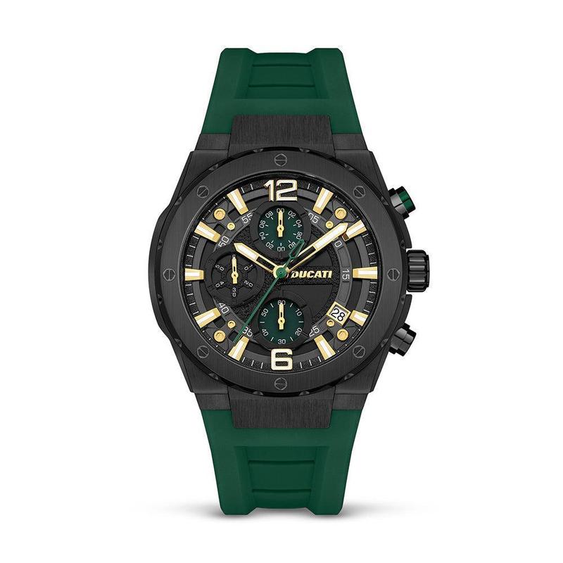 Ducati Black Dial Chronograph Men's Watch