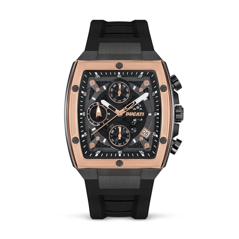 Ducati Black Dial Chronograph Men's Watch