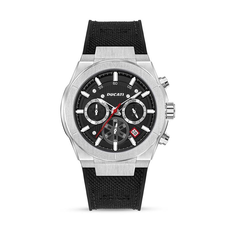 Ducati Black Dial Chronograph Men's Watch