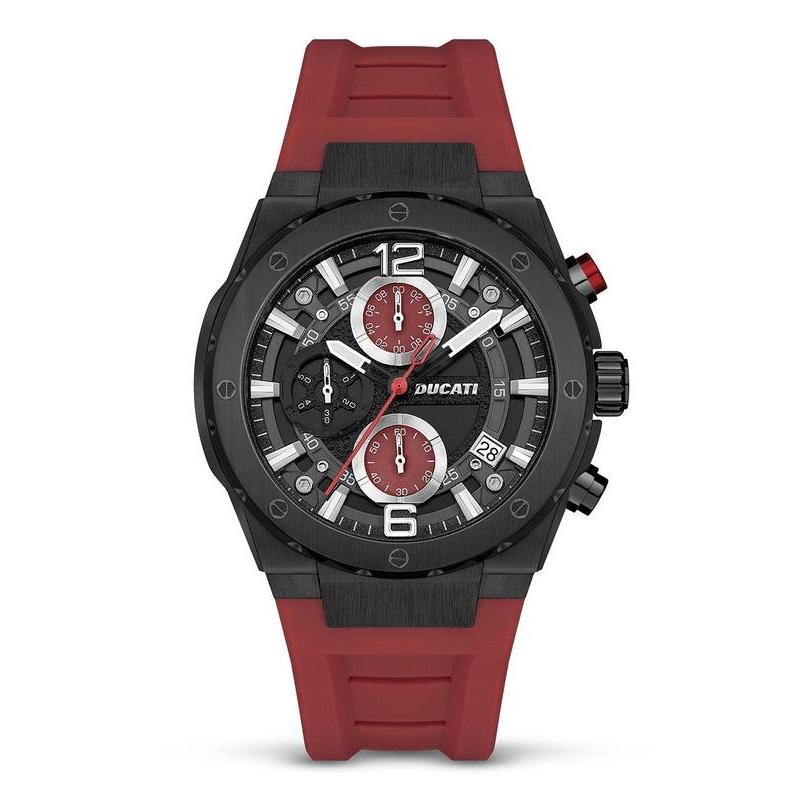 Ducati Black Dial Chronograph Men's Watch