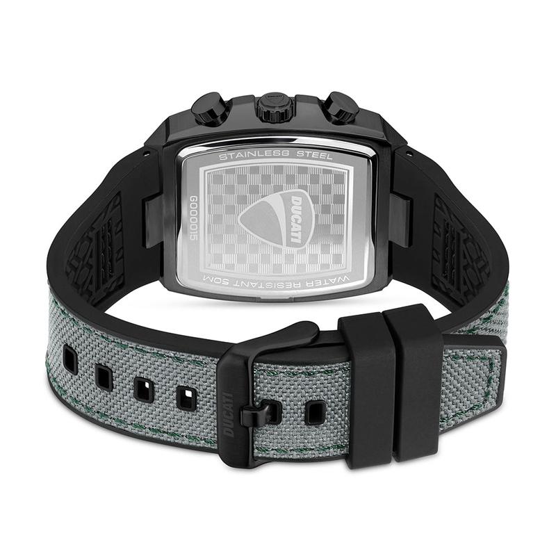 Ducati Black/Green Dial Chronograph Men's Watch