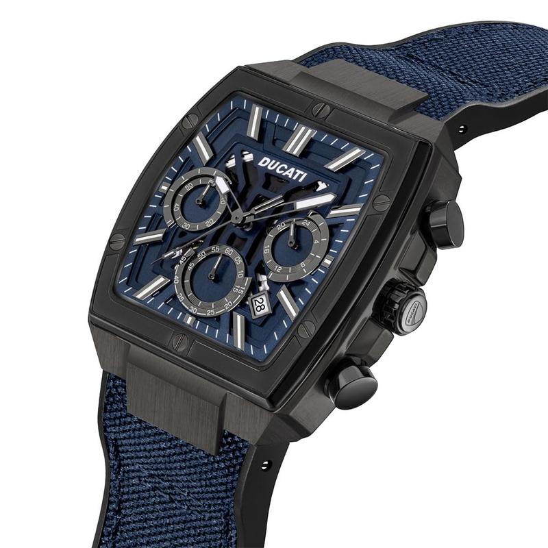 Ducati Blue Dial Chronograph Men's Watch