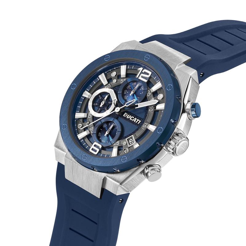 Ducati Blue Dial Chronograph Men's Watch