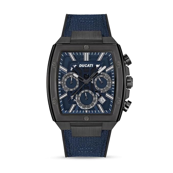 Ducati Blue Dial Chronograph Men's Watch
