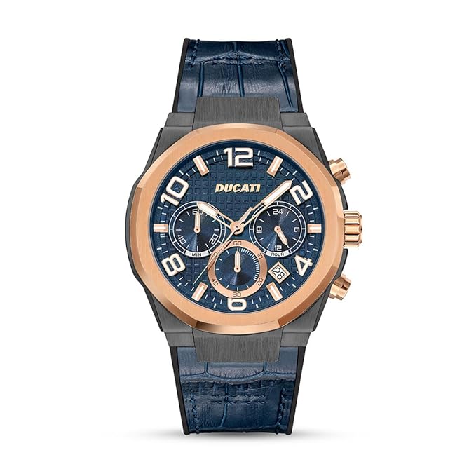 Ducati Blue Dial Chronograph Men's Watch