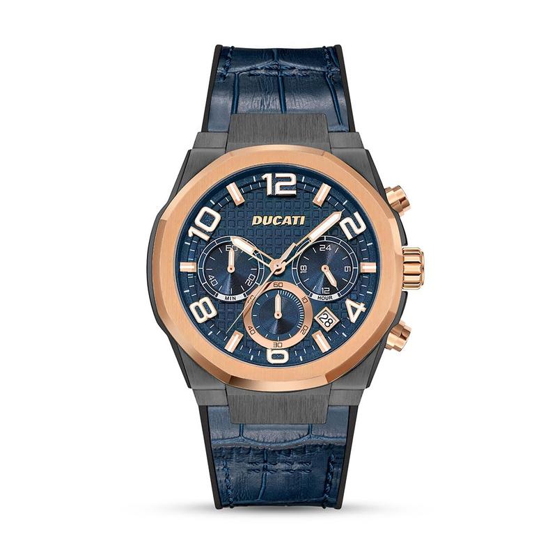 Ducati Blue Dial Chronograph Men's Watch