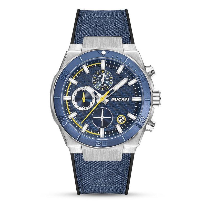 Ducati Blue Dial Chronograph Men's Watch