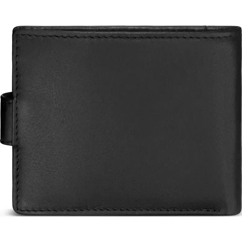 DUCATI Cardio Black Leather Wallet 11 cm x 9 cm DTLGW2270601