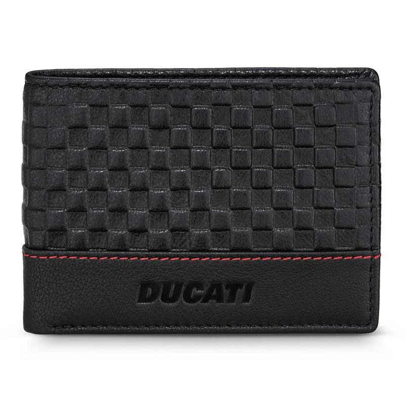 Ducati Corse Nitro Leather Wallet Black