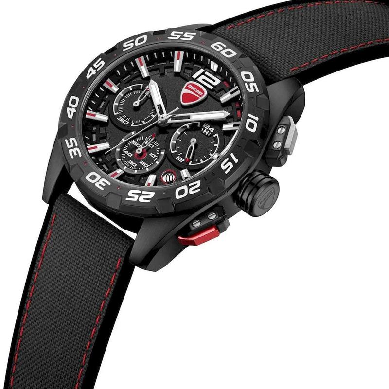 Ducati Corse Men's Quartz Black Dial 42mm Watch DTWGO0001801