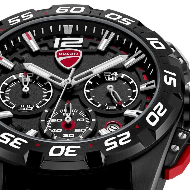 Ducati Corse Men's Quartz Black Dial 42mm Watch DTWGO0001801
