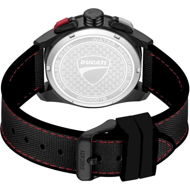 Ducati Corse Men's Quartz Black Dial 42mm Watch DTWGO0001801