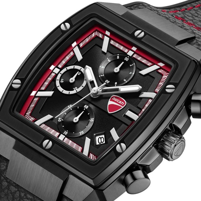 Ducati Corse Quartz Watch Black Dial