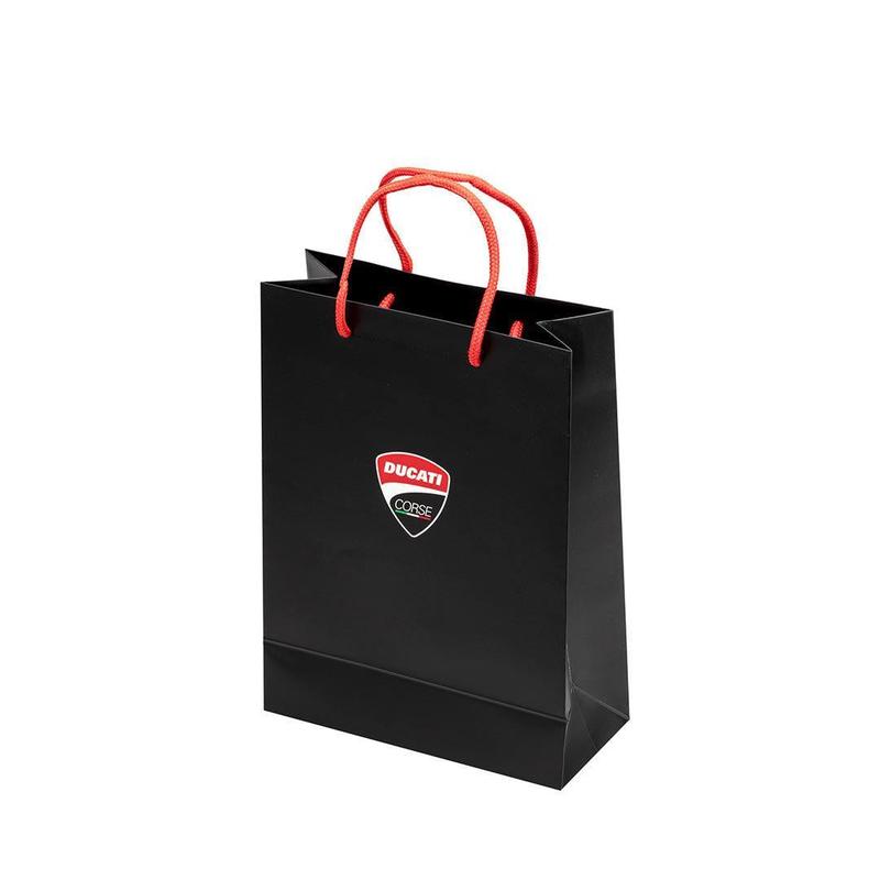 Ducati Corse Tornante Leather Card Holder Black