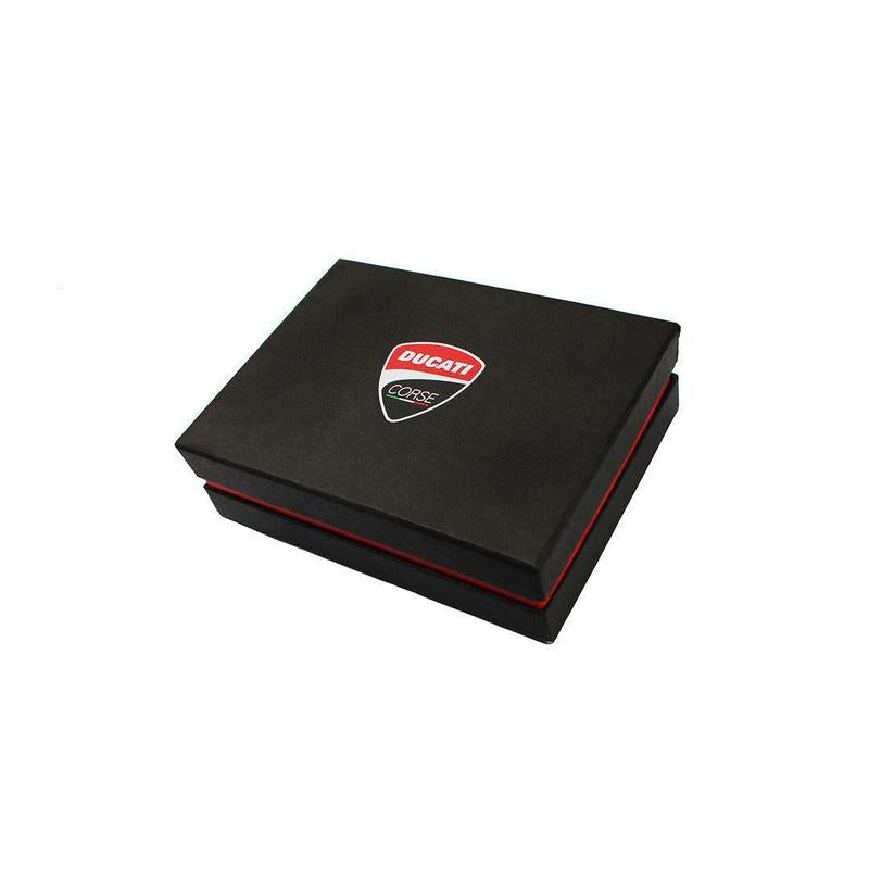 Ducati Corse Tornante Leather Wallet Black