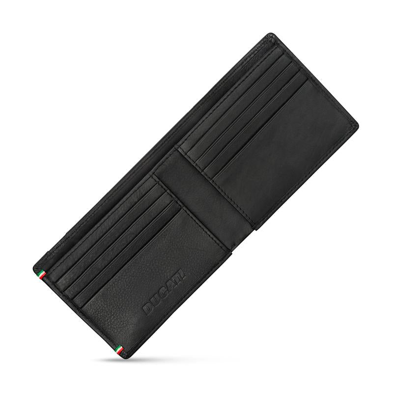 Ducati Formal Black Leather Wallet