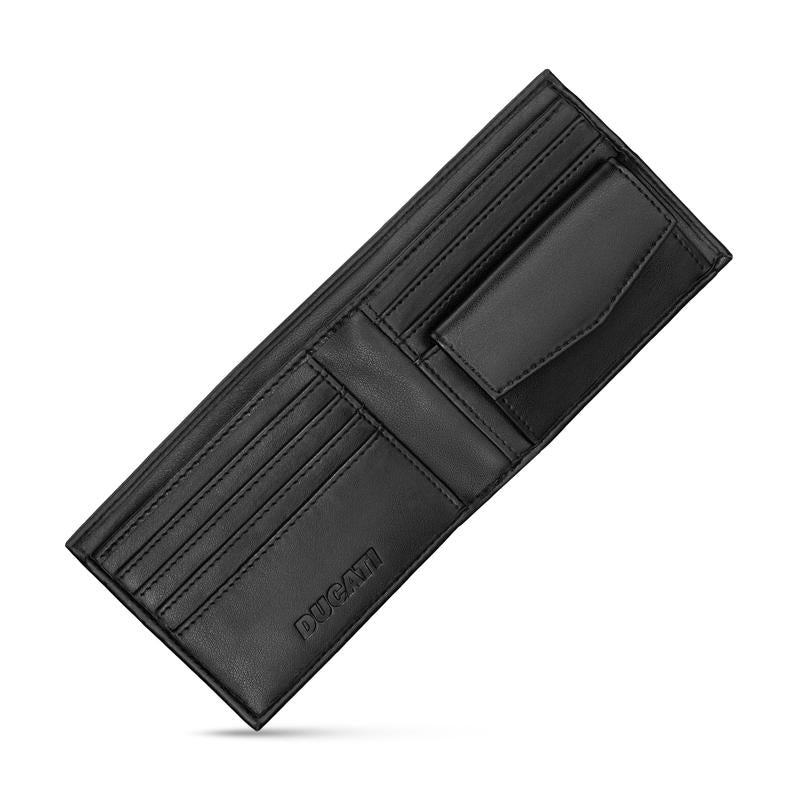 Ducati Formal Black Leather Wallet