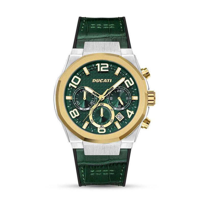 Ducati Green Dial Chronograph Men's Watch