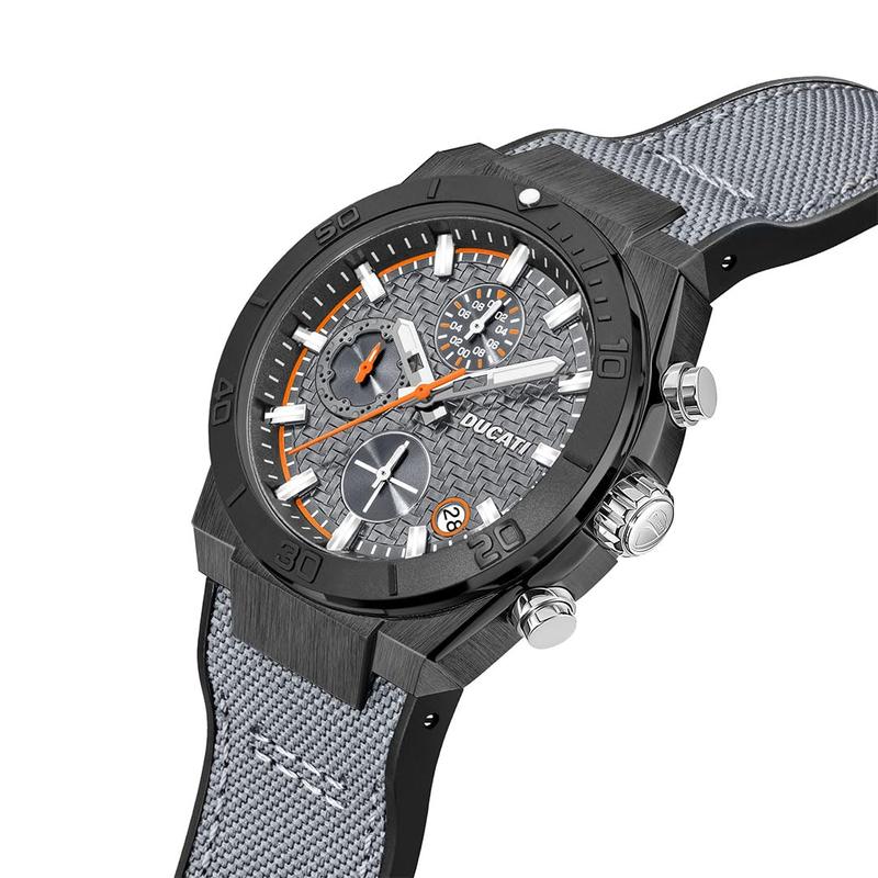 Ducati Grey Dial Chronograph Men's Watch