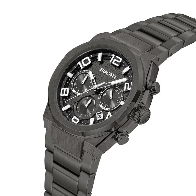 Ducati Grey Dial Chronograph Men's Watch