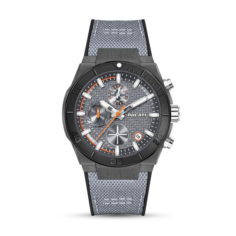 Ducati Grey Dial Chronograph Men's Watch