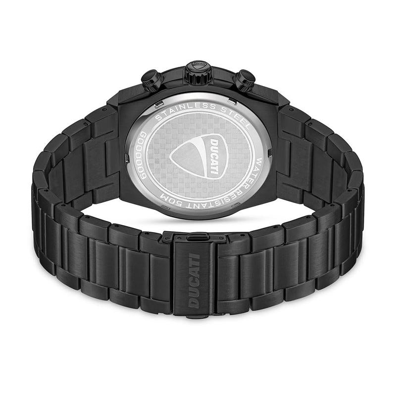Ducati IP Black Dial Chronograph Men's Watch