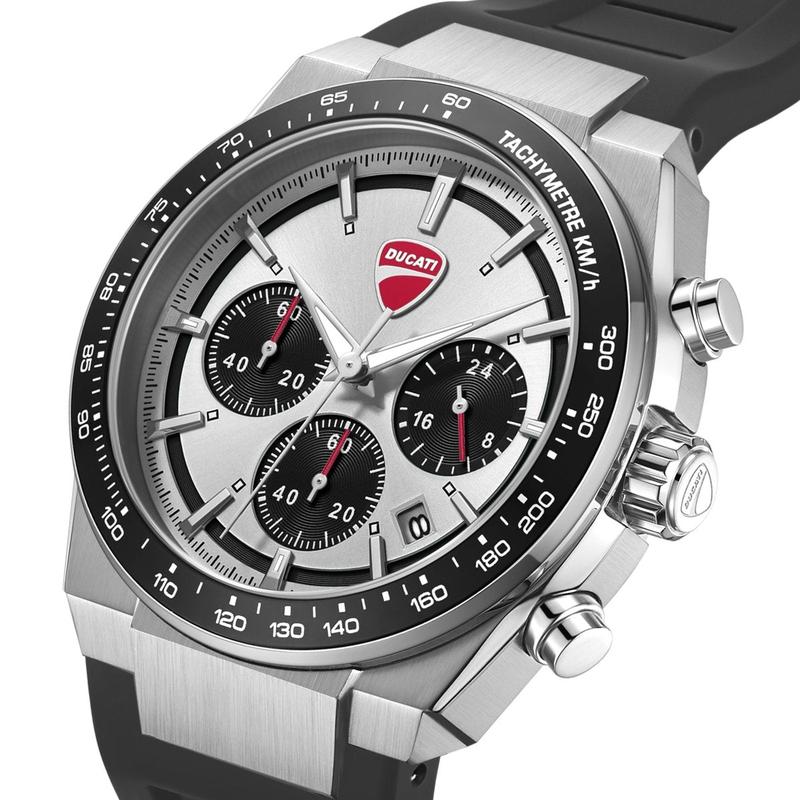 Ducati Nitro Chrono Men's Quartz Silver Dial Watch DTWGO0003203