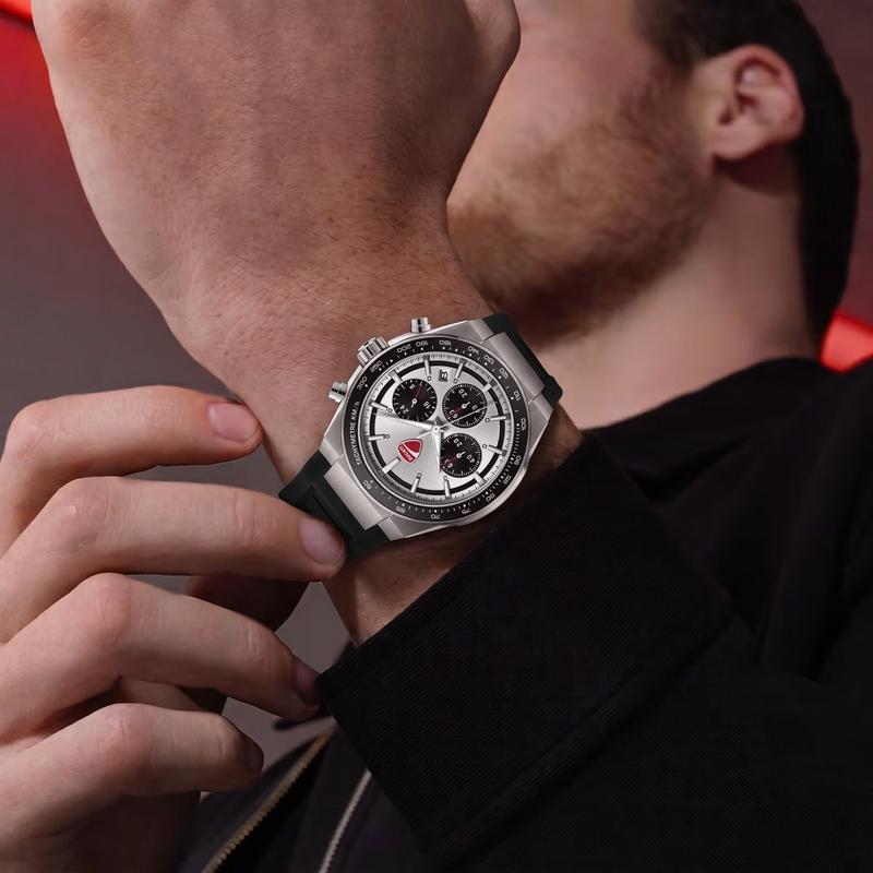 Ducati Nitro Chrono Men's Quartz Silver Dial Watch DTWGO0003203