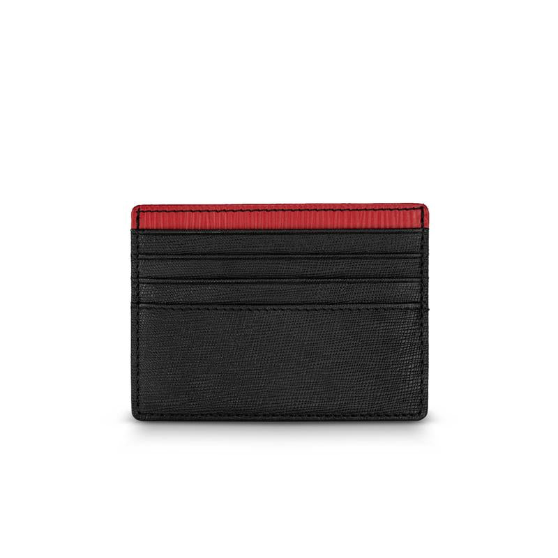 Ducati Rocco Black Leather Card Case