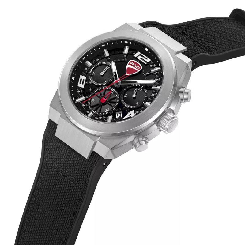 Ducati Corse Men's Quartz Black Dial 41mm Watch DTWGC0002004