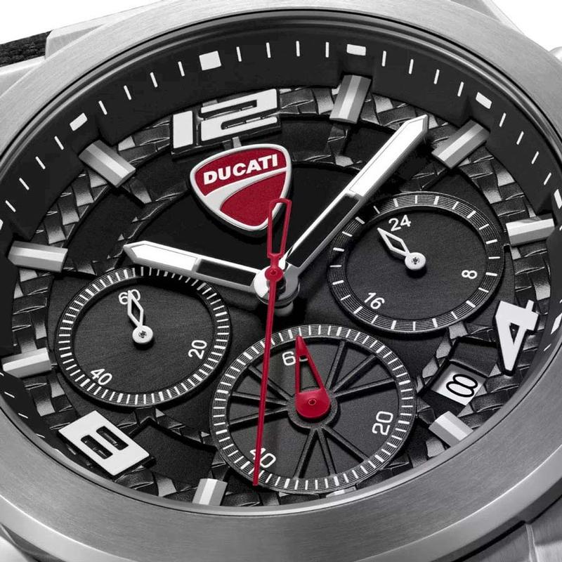 Ducati Corse Men's Quartz Black Dial 41mm Watch DTWGC0002004