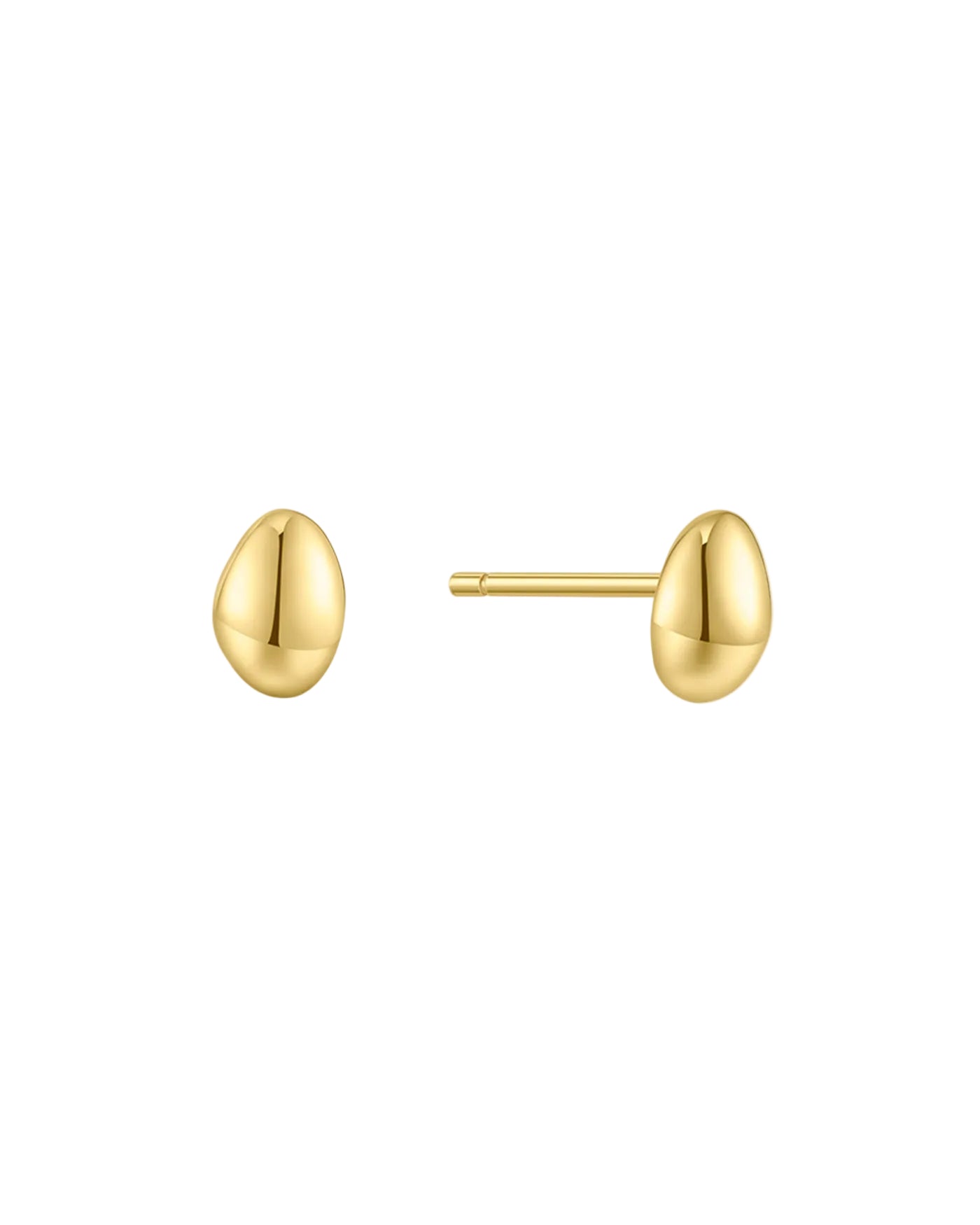 Ania Haie Wanderer Organic Dome Pebble Stud Earrings E076-02G