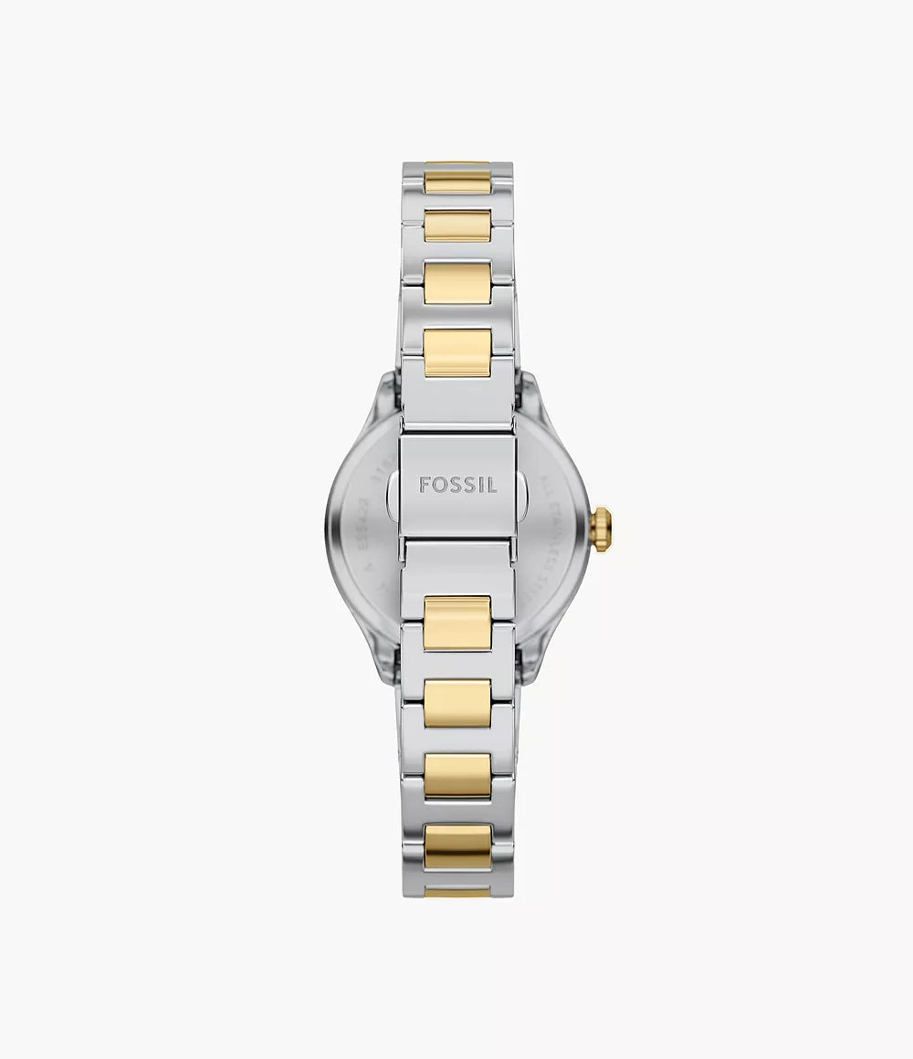 Fossil Gilmore Three-Hand Two-Tone Stainless Steel Women's Watch