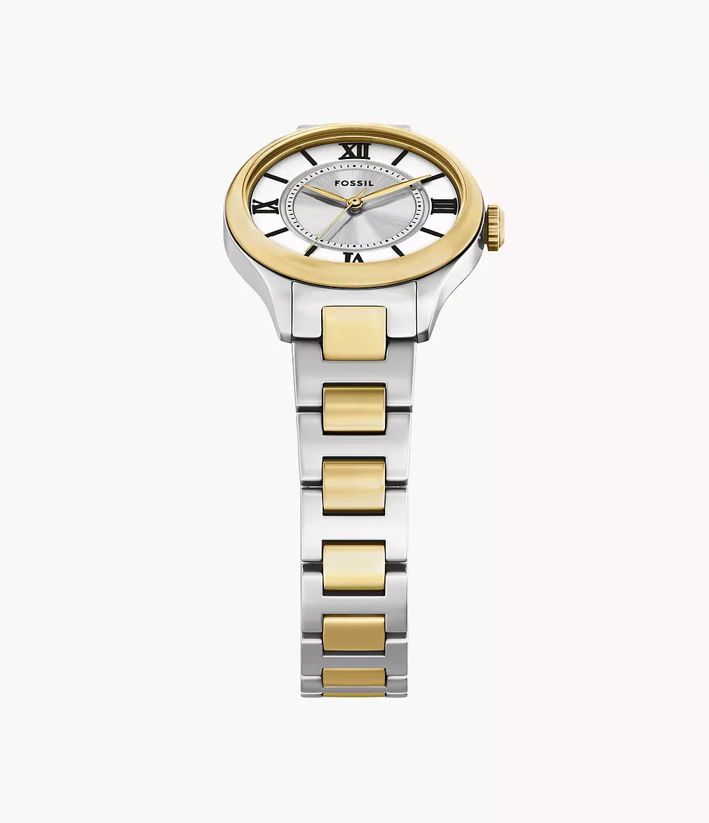 Fossil Gilmore Three-Hand Two-Tone Stainless Steel Women's Watch