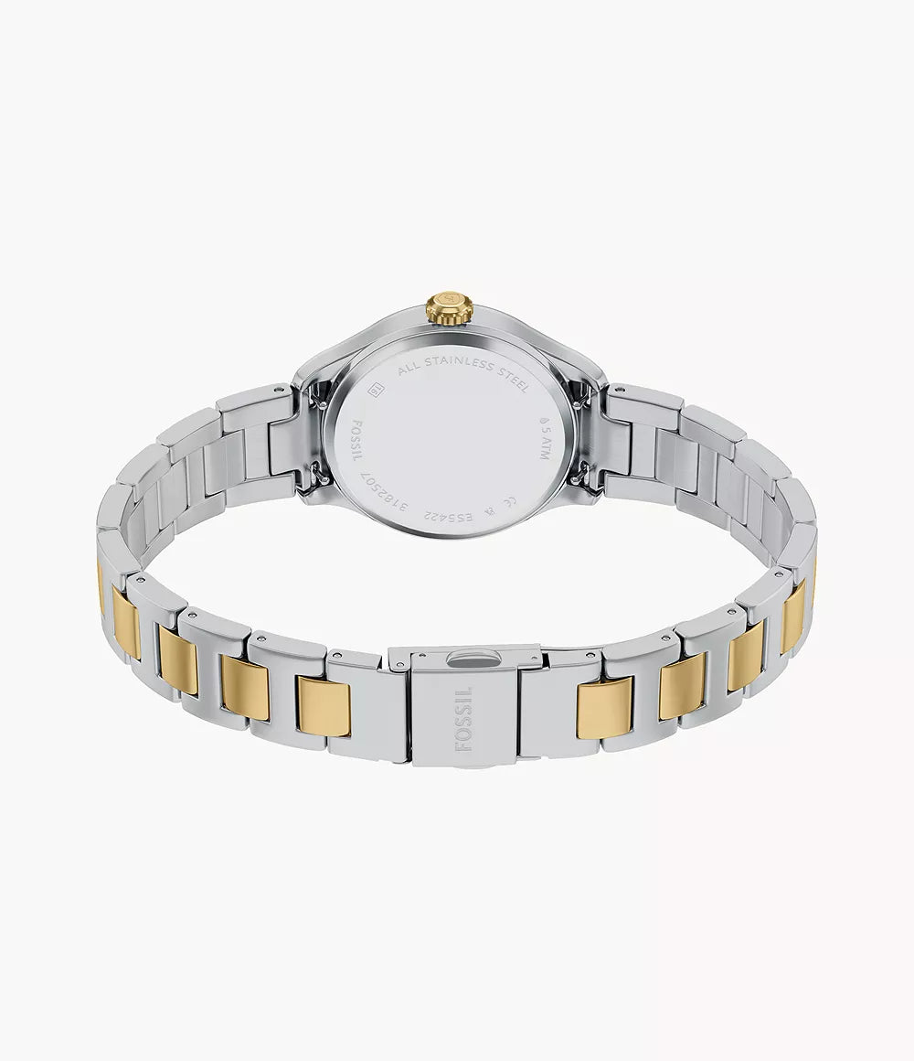 Fossil Gilmore Three-Hand Two-Tone Stainless Steel Women's Watch