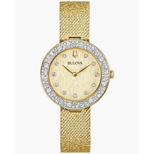 Elegant Bulova Crystal Women's Watch