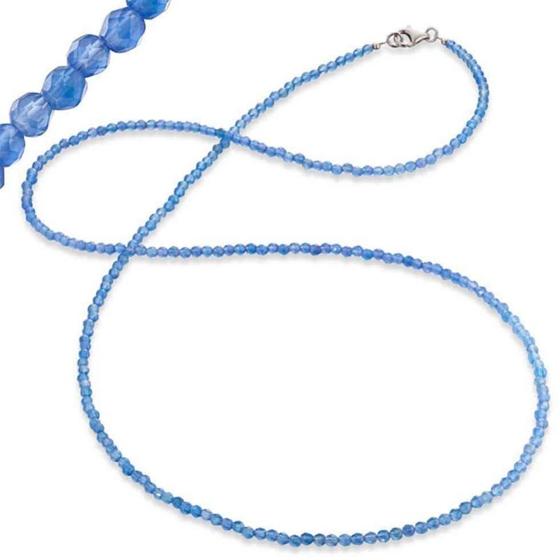Engelsrufer 80cm Blue Agate Stone Necklace