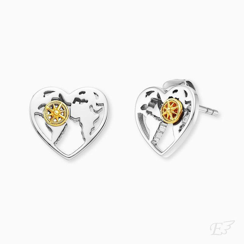 Engelsrufer Aloha Heart Bicolor Studs