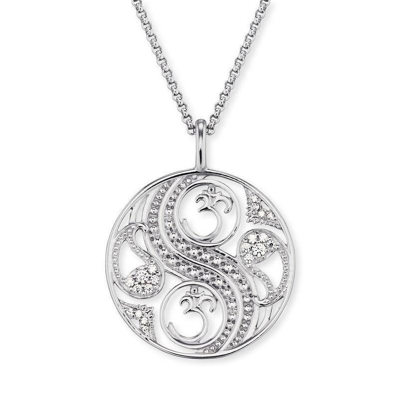 Engelsrufer Balance CZ Round Necklace