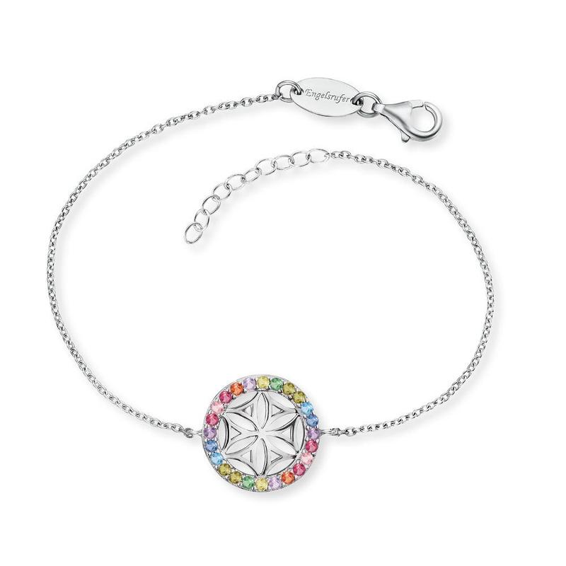 Engelsrufer Bracelet Flower of Life multicol CZ