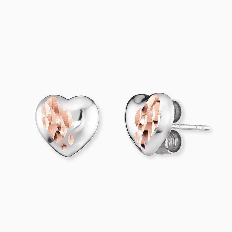 Engelsrufer Earrings Heart Rose Gold