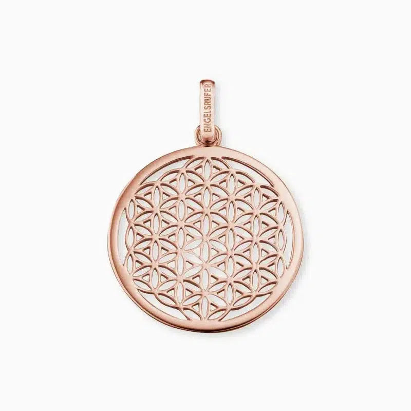 Engelsrufer Flower Of Life Pendant - Rose Gold