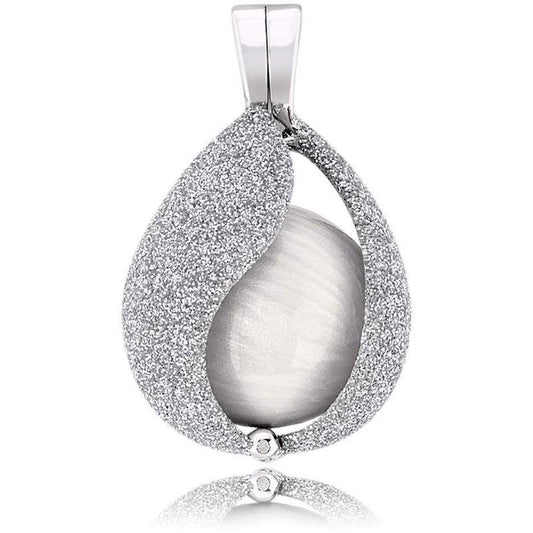 Engelsrufer Heaven's Tear Silver Stardust Sound Ball Pendant