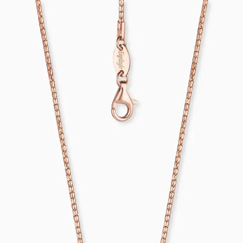 Engelsrufer Korean Chain Necklace - Rose Gold