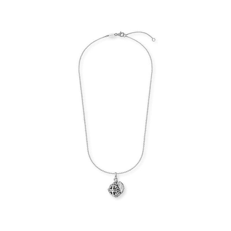 Engelsrufer Necklace Angel Whisperer with Wing Grey