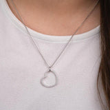 Engelsrufer Necklace Heart silver with Zirconia