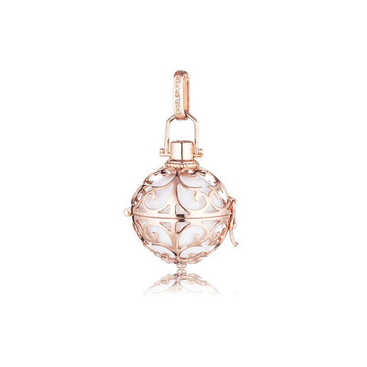 Engelsrufer Rose Gold Small White Sound Ball Pendant