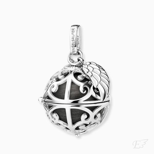 Engelsrufer Whisperer Silver Grey Pendant with MOP Effect Sound Ball