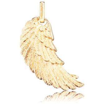 Engelsrufer Yellow Gold Medium Angel Wing Pendant